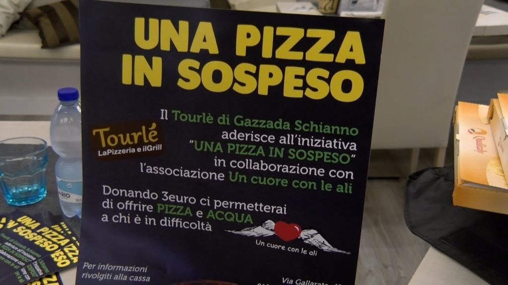 Pizza sospesa, la solidarietà lievita