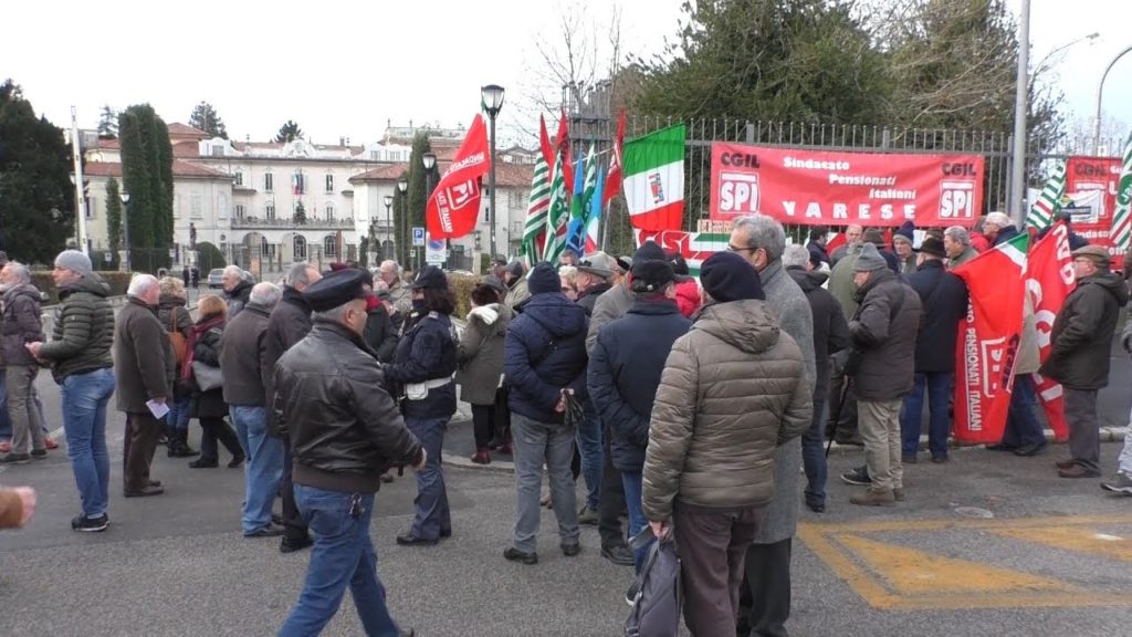 Pensionati in Piazza. "Vogliamo rispetto"