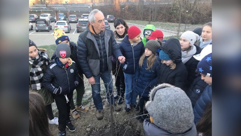 Parcheggio di piante per una Buguggiate green