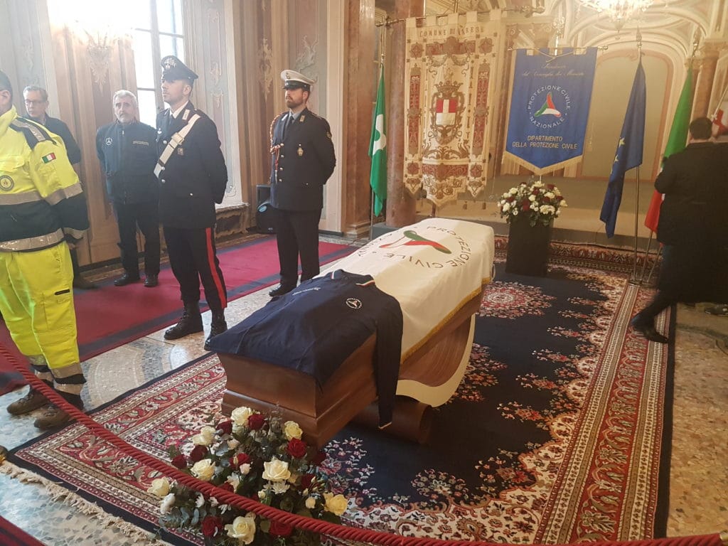 Zamberletti, la camera ardente