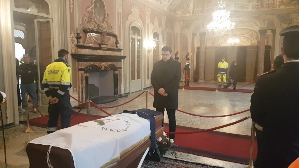 Zamberletti, Varese sfila in silenzio