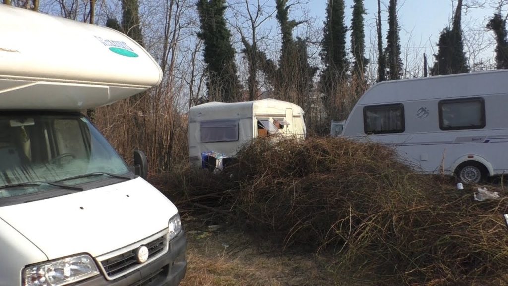 Sinti, il “ritorno” in via Aleardi