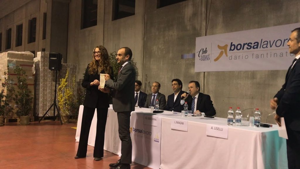 L'essenza del premio Fantinato? L'assunzione dei più bravi