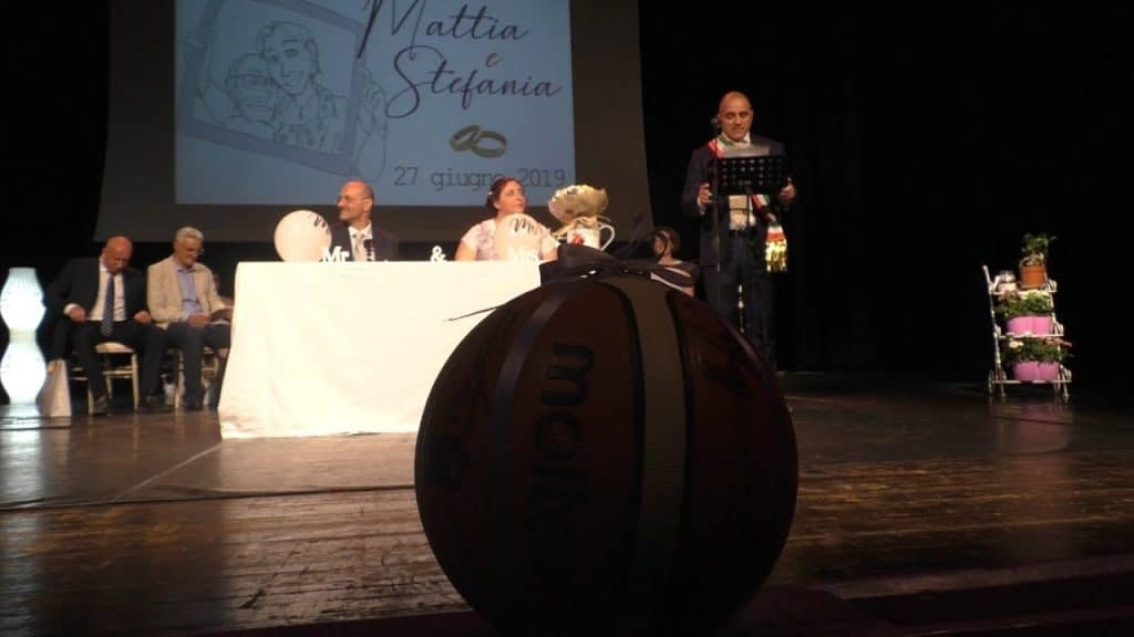 Nozze in Teatro, Stefania e Mattia hanno detto sì