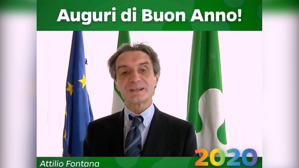 Fontana: "Vi auguro un 2020 a trazione lombarda"