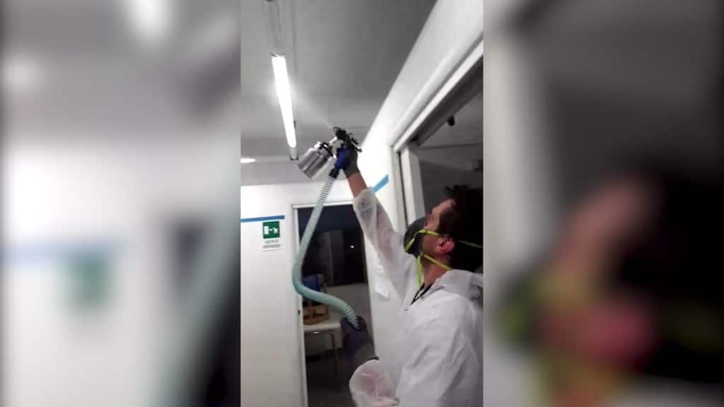 Isber, operazione "ammazza batteri"