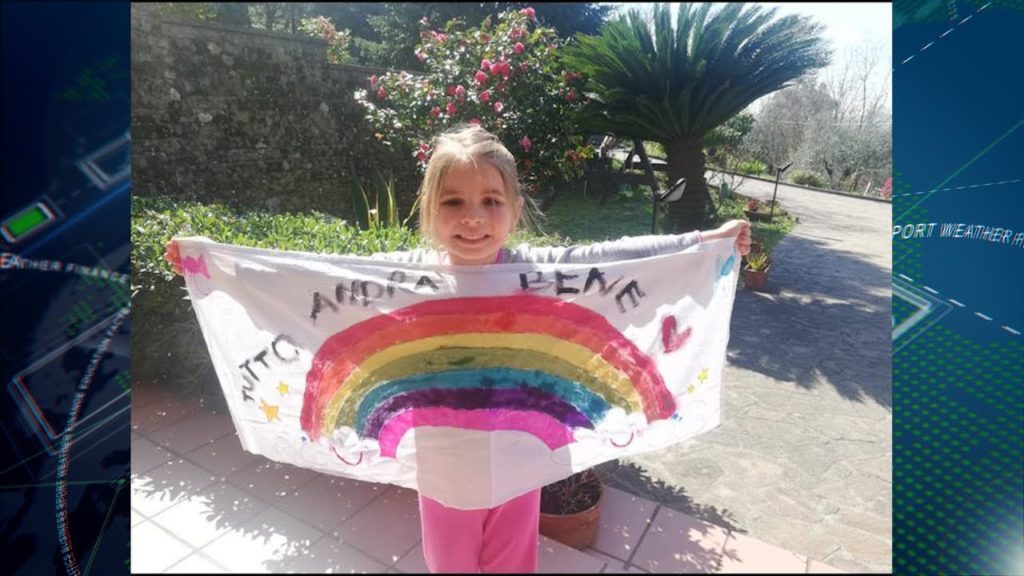 Contro il coronavirus un arcobaleno di speranza