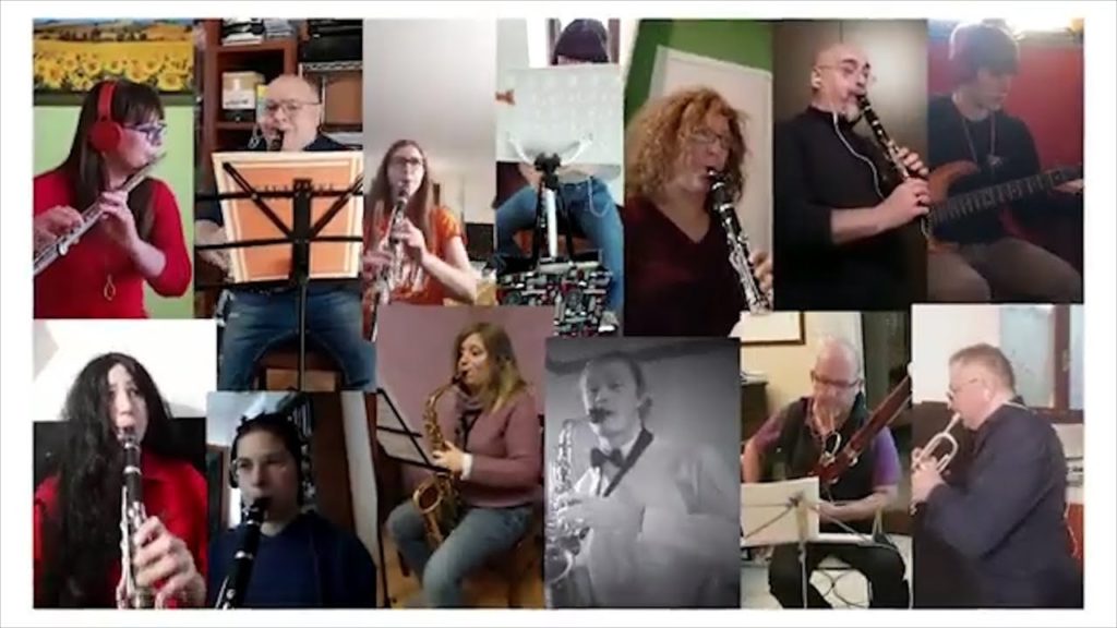 La Filarmonica di Besozzo le suona... alla Croce Rossa