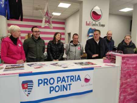 Busto: Viale Alfieri si tinge di biancoblu