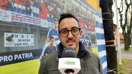 Busto: 105 anni della Pro Patria, campo sintetico in dono