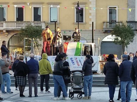 Busto: Carrammatta in piazza Santa Maria, gara e concerto