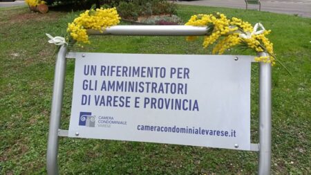 Varese: Mimose di Camera Condominiale in P.za Montegrappa