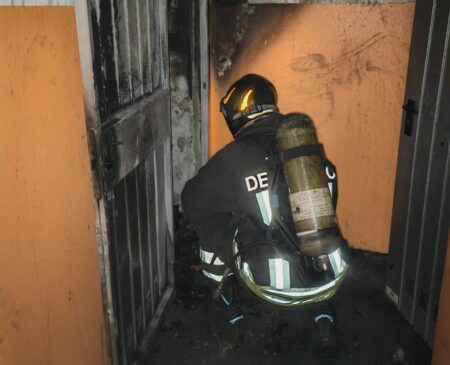 Gazzada: Incendio in scantinato, 4 in ospedale