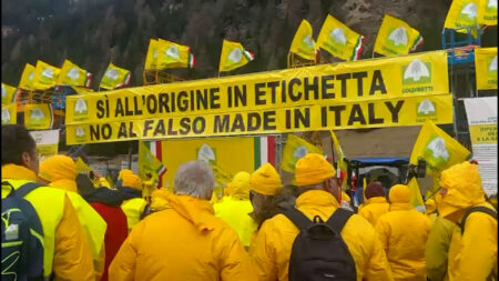 Varese: Coldiretti al Brennero contro i concorrenti sleali