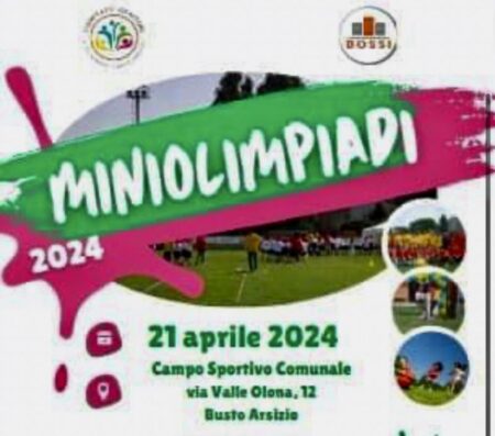 Busto: De Amicis, settima edizione delle Miniolimpiadi