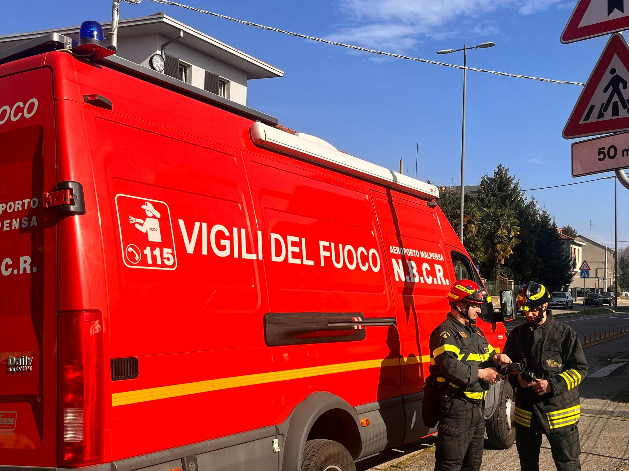 Saronno Precipita in un parcheggio. Raggiunto e soccorso Rete55