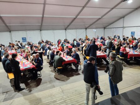 Varese: Cena Solidale, più di 400 a tavola