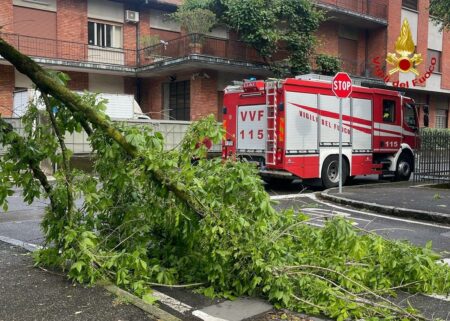 Monza: Il maltempo colpisce ancora, interventi in Brianza