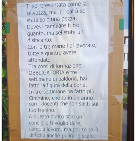 Busto: “Cambia lavoro”. La preside del Verri lascia