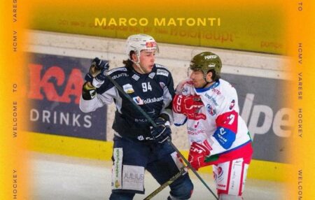 Hockey: Marco Matonti nuovo difensore dei Mastini