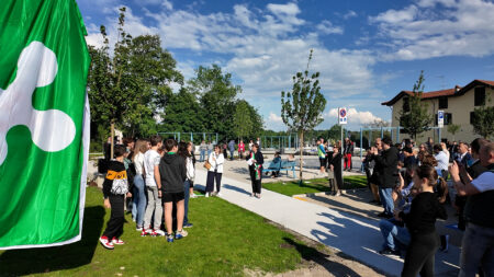 Cairate: Comunità riunita nel nuovo Giardino delle Badesse