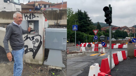 Mercallo: Aperta la nuova rotonda, addio semaforo