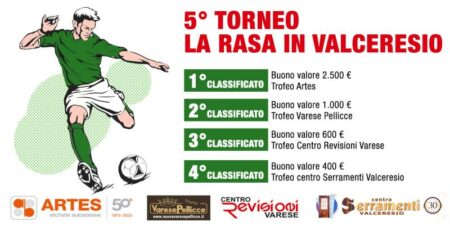 Calcio: Aperte le iscrizioni de “La Rasa in Valceresio”