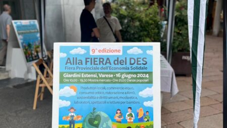 Varese: “Alla fiera del DES”, torna il mercato solidale