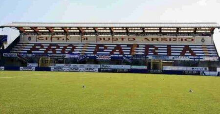 Busto: Festa biancoblu allo stadio Speroni