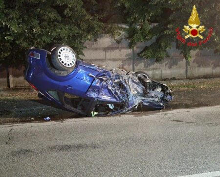 Olgiate: Schianto in via Roma, due feriti. Uno è grave