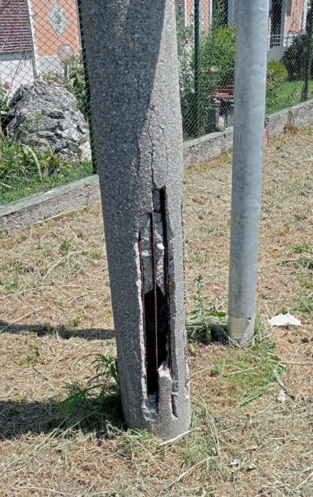 Busto: Quel palo della luce accende preoccupazioni