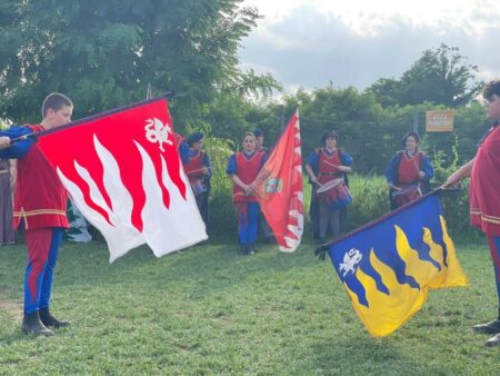 Busto: Giovedì sera, sbandieratori di Asti in centro