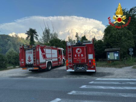 Gornate: Incendio in azienda agricola di via 1 Maggio