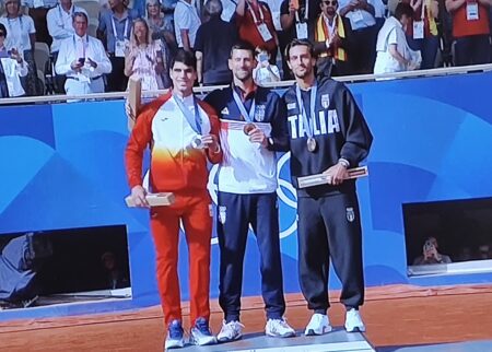 Parigi: Musetti sul super podio del tennis