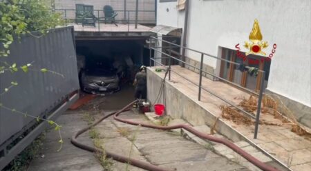 Gavirate: Vigili del Fuoco al lavoro per tutto il giorno