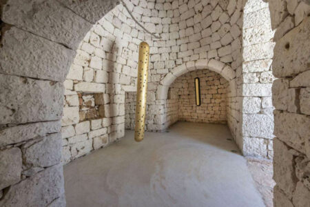 Ceglie M.: Le colonne di Torreano esposte in Puglia