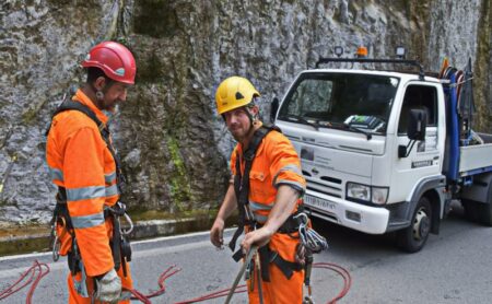 Luino: Un mese di lavori per mettere in sicurezza la 394