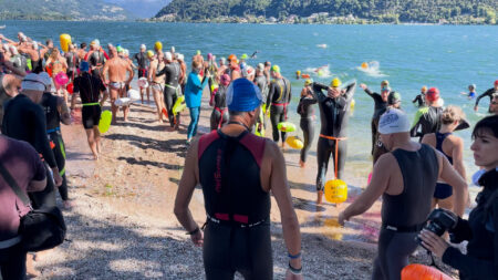 Brusimpiano: A nuoto tra Italia e Svizzera. Per solidarietà