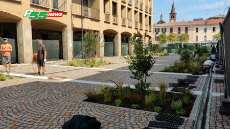 Busto: Via Cavallotti, verde piantato. Venerdì si apre