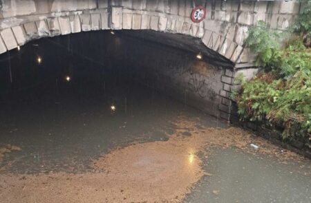 Busto: Via Tasso, sottopasso di nuovo a mollo