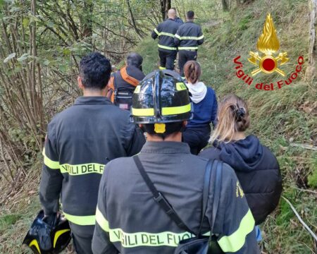 Luino: Smarrite nei boschi, arrivano i Vigili del Fuoco