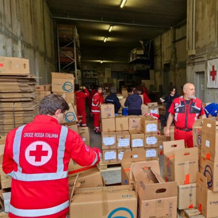 Varese: Raccolta CRI da record, 8.500kg in un giorno