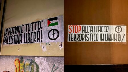 Varese: Blocco Studentesco, “Palestina libera!”