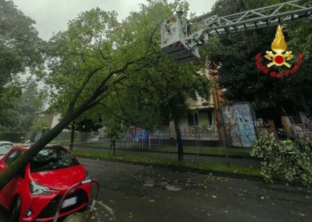 Milano: Maltempo 50 interventi di soccorso e ripristino