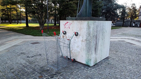 Busto: Al parco si abbandonano i carrelli della spesa