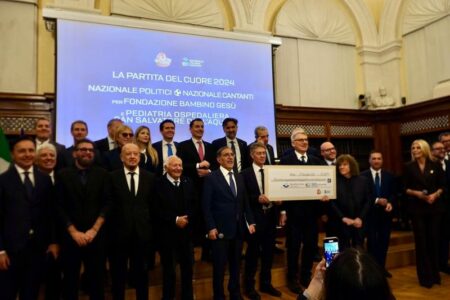 Roma: Partita del Cuore, 352 mila€ ai bambini in cura