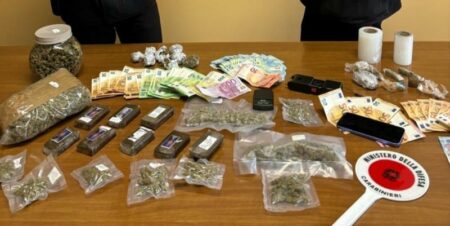 Busto: Il fiuto di Kevin trova 1,5 kg di droga in casa