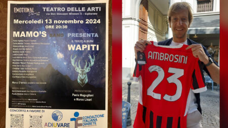 Gallarate: Diabete, Mamo’s band in campo con Ambrosini
