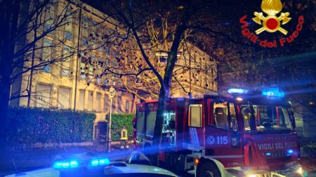 Varese: Fiamme in via Dandolo alla ex ASL