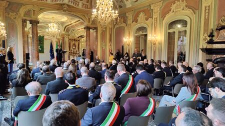 Varese: San Sebastiano, gli onori alla Polizia Locale